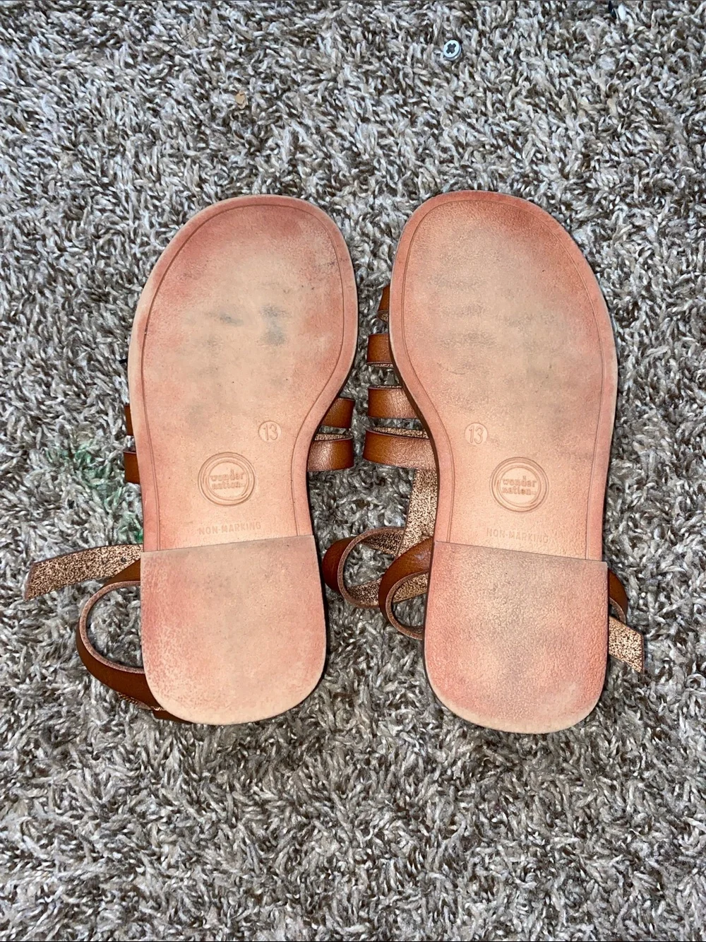 Girls size 13 sandals